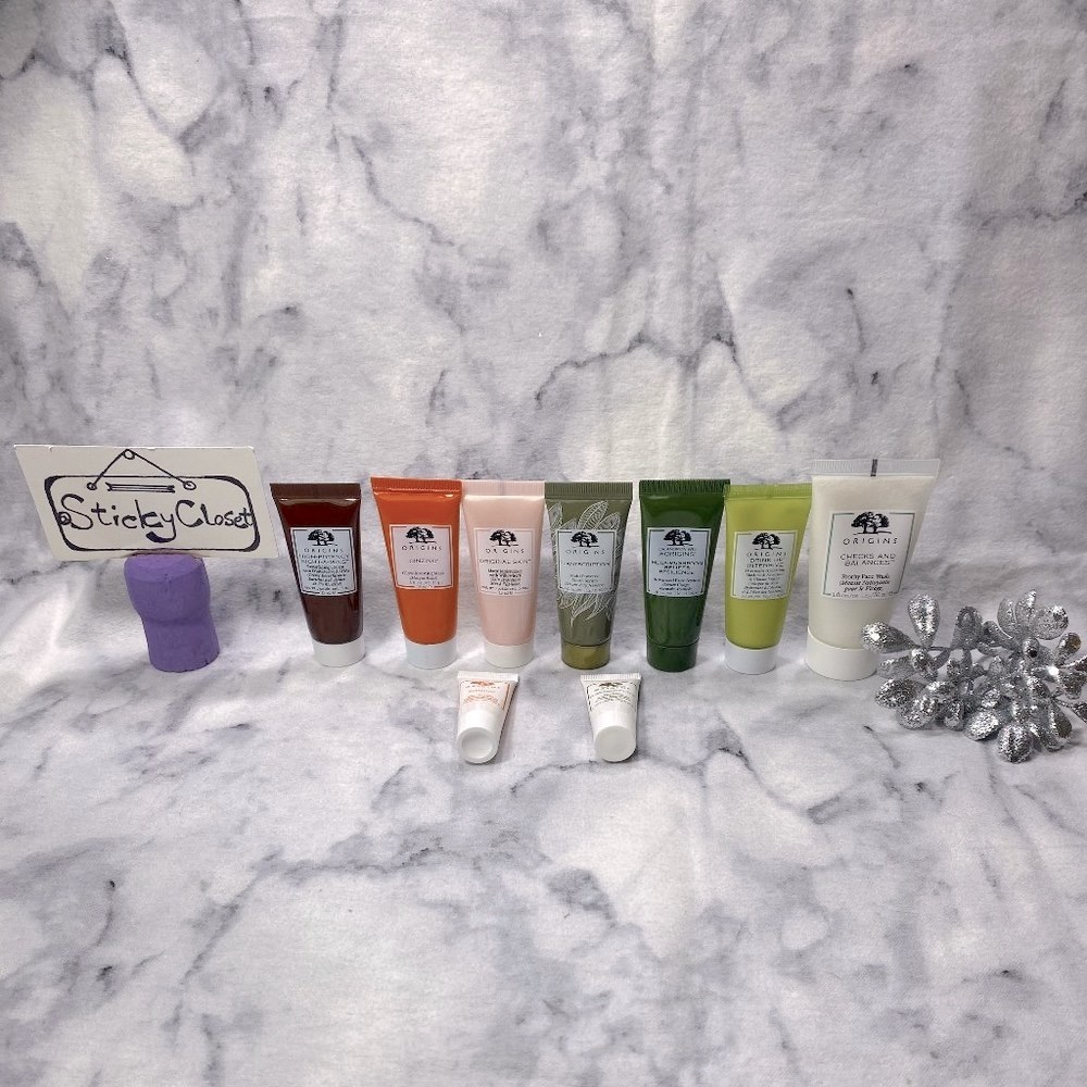 Origins Skincare Set-Face Wash,Youth Serum,Mask,Moisturizer,Night Cream-9pc-NEW